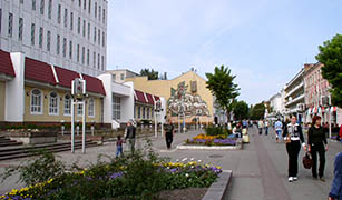 Sovetskaya street, Brest, Belarus