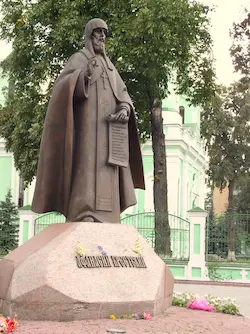 Brest, Masherov Ave. Afanasy Brestsky Monument